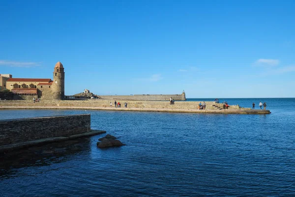 Collioure Languedoc Roussillon Frankrijk — Stockfoto