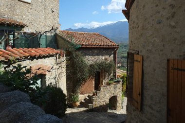 Küçük sokak Eus City, Fransa