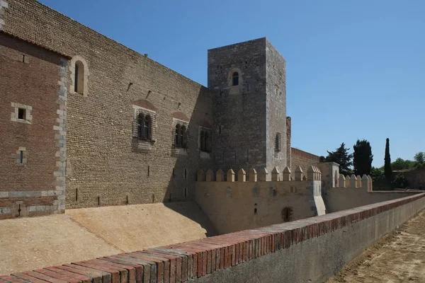 Het Paleis Van Koningen Van Mallorca Perpignan — Stockfoto