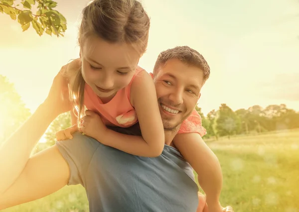 Padre Figlia — Foto Stock