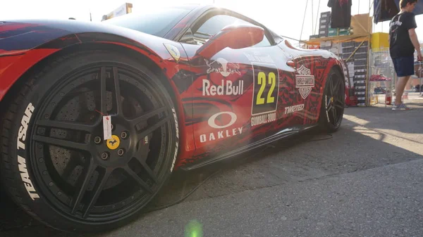 Blízký Pohled Sportovní Automobil Ferrari — Stock fotografie