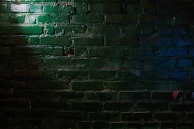 Loş kızdırma tuğla duvar