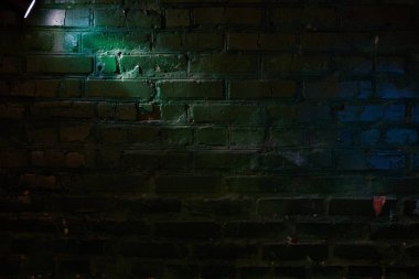 Fener ışığı dokulu tuğla duvar