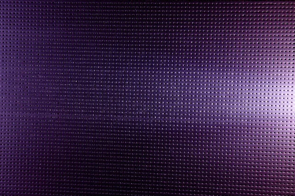 Purple background with black dots and white glow