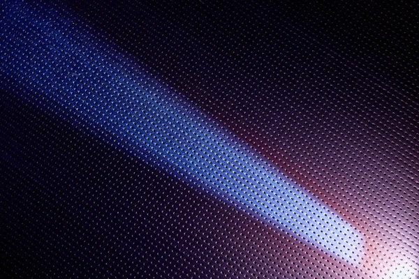 Úzký Paprsek Světla Barvy Fialovém Pozadí Bodu — Stock fotografie