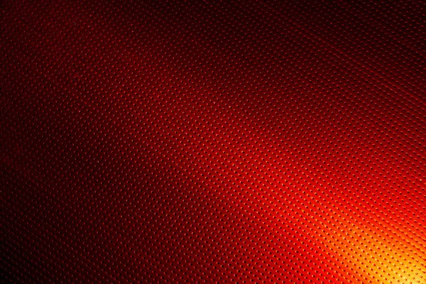 Gele Lichtstraal Een Rode Achtergrond Tot Het Punt — Stockfoto
