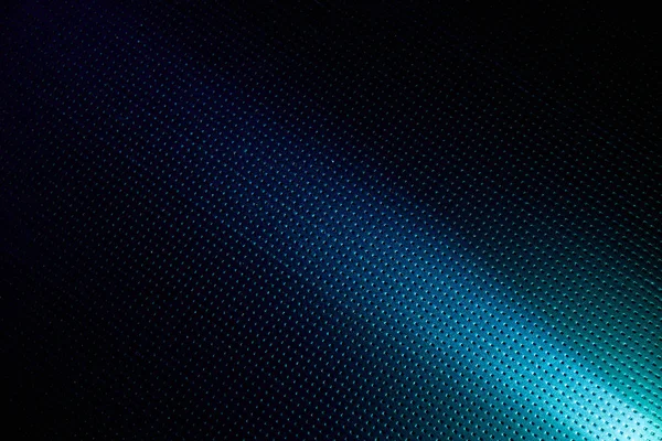 Diagonaler Heller Lichtstrahl Auf Blauem Hintergrund Einen Schwarzen Punkt — Stockfoto