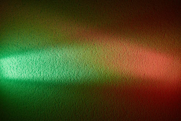 Φόντο Πράσινο Και Κόκκινο Φως Πράσινο Και Πορτοκαλί Ακτίνες Του — Φωτογραφία Αρχείου