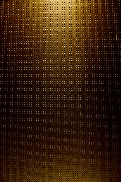 Light Yellow Ray Light Shines Dark Yellow Background Black Dot — Stock Photo, Image