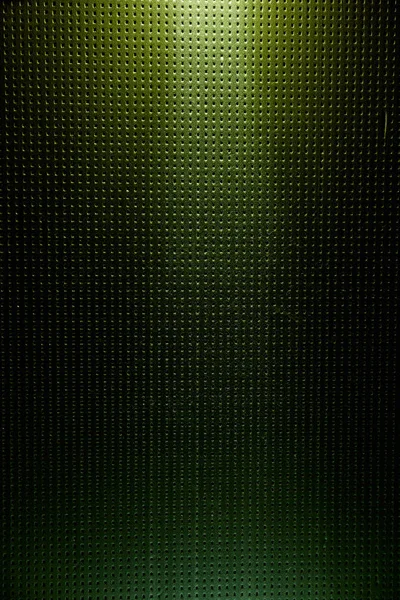 Ein Grüner Lichtstrahl Und Ein Dunkelgrüner Glanz Auf Gepunktetem Hintergrund — Stockfoto