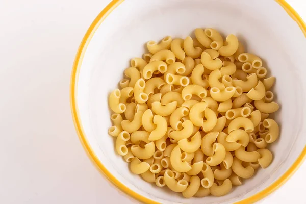 Italian Pipe Rigate Macaroni Pasta Raw — Stock Photo, Image