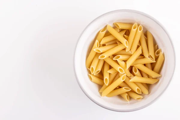 Italian Penne Macaroni Pasta Raw — Stock Photo, Image