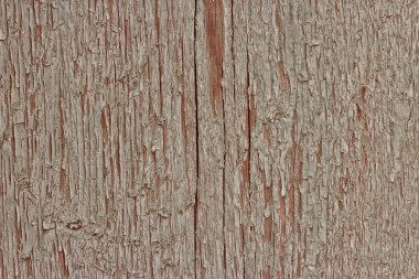 Arka plan - eski ahşap masa, hangi boya bahçede uzun depolama nedeniyle bozulduğunu boyalı. Eski ahşap arka plan ile kırık ve peeling boya kurullarının