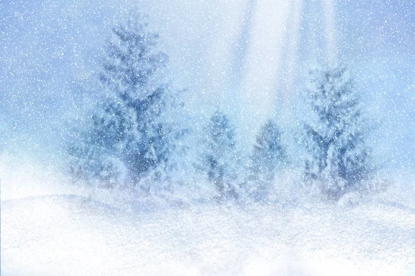 Karların kış arkaplanı ve ayaz için boş alan