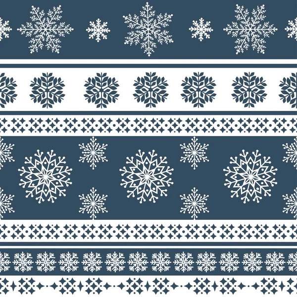 Christmas Seamless Ornamental Pattern — Stock Vector