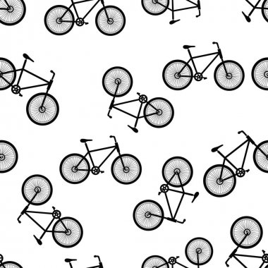 Bike seamless pattern 
