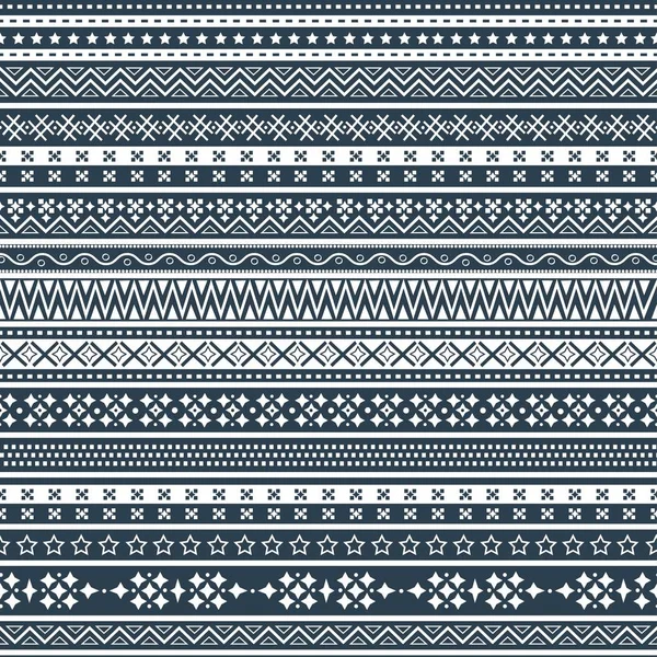 Patrón ornamental sin costura de Navidad — Vector de stock