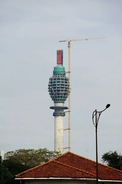 Colombo Sri Lanka Enero 2017 Torre Del Loto Construcción —  Fotos de Stock