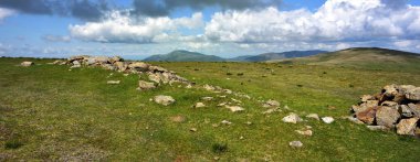 Skiddaw cairn Stybarrow üzerinde gelen 