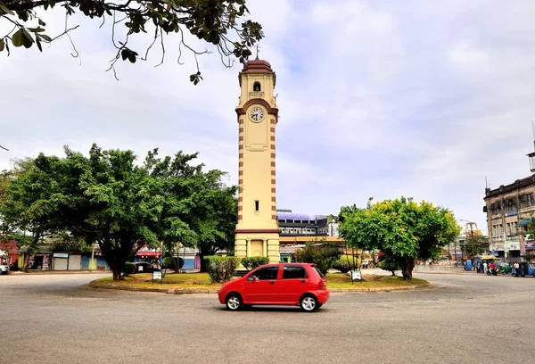 Kolombo Sri Lanka Wieża 2017 Clock Stycznia Centrum Miasta Colombo — Zdjęcie stockowe