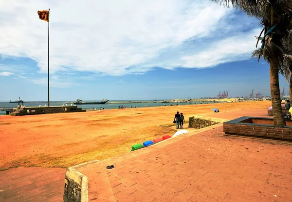 Colombo Sri Lanka January 2017 Traders Beach Front Colombo — Stock Photo, Image