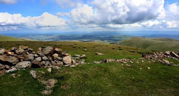 Luce Del Sole Sul Comune Matterdale — Foto Stock