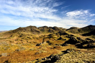 Scafells arasında büyük Moss'a