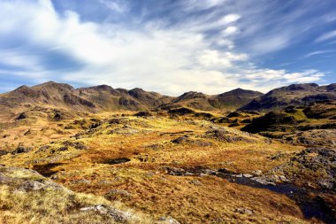 Scafells arasında büyük Moss'a