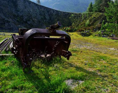 Unutulmuş ocağı makine uzak paslanma