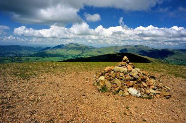 Skiddaw ve Blencathra büyük Dodd üzerinden