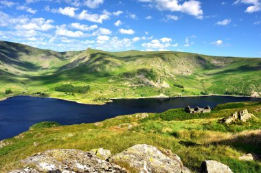 Brampton ortak ve Haweswater üzerinde güneş ışığı