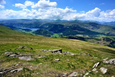 Thirlmere ve fells Clafhow Pike dan
