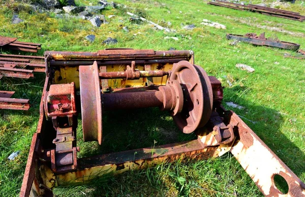 Unutulmuş ocağı makine uzak paslanma