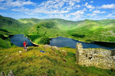 Bir fotoğraf yukarıda Haweswater Reservior alarak
