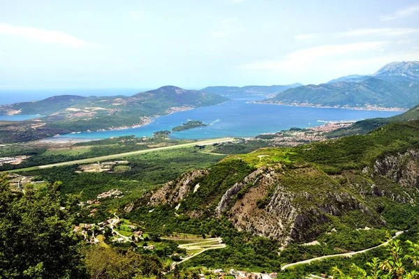 Tivat Airport Kotor Bay — Stock Photo, Image