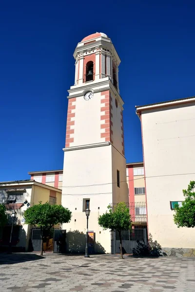 Torre Chruch Praça Pública Estepona Junho 2017 — Fotografia de Stock