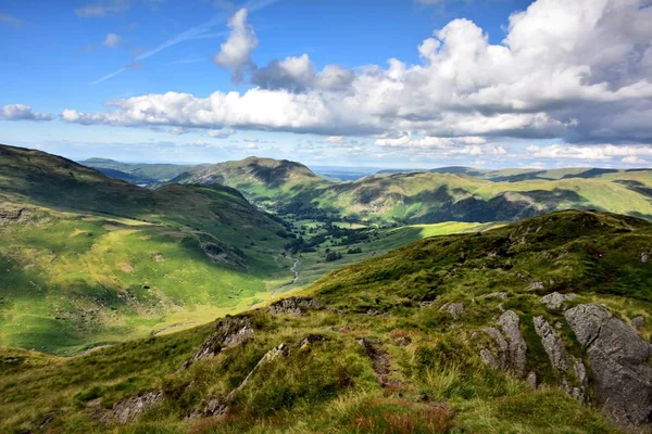 Dovedale Doliny Hartsop Powyżej Jak — Zdjęcie stockowe