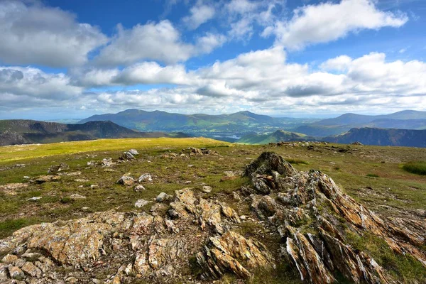 Skiddaw Blencathra 从鲁宾逊 — 图库照片