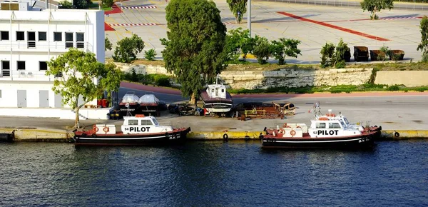 Pilota Barche Atene Grecia Luglio Pilota Barche Accanto Atene — Foto Stock
