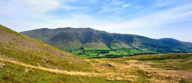 Blencathra yukarıda Threlkeld sırtlar