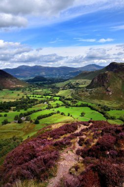 Skiddaw ve kapsam ucundan Blencathra