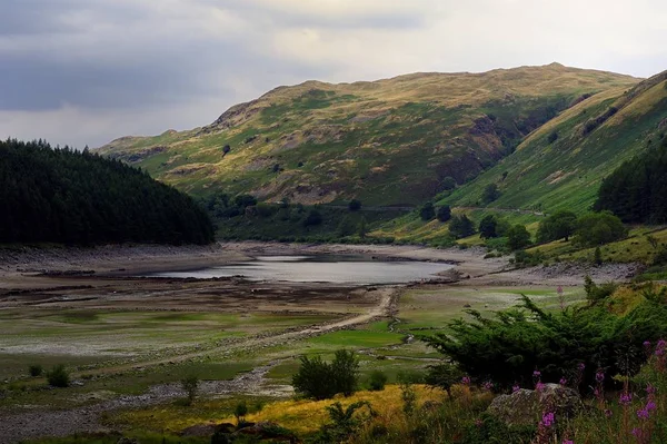 Banques Mardale Dessus Une Basse Haweswater — Photo