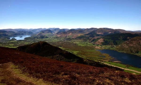 Mirando Por Encima Dood Las Montañas Derwent — Foto de Stock