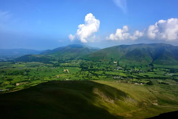 Nuvens Sobre Skiddaw Blencathra — Fotografia de Stock