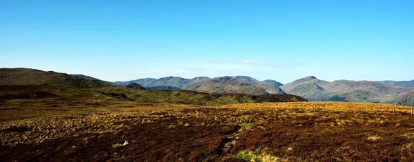 Summit Ridge Line Southern Fells — Stock Photo, Image