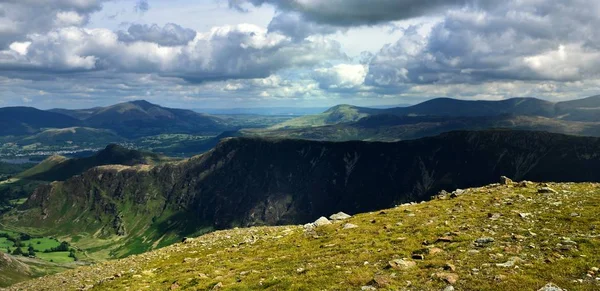 Ridgeline Maiden Moor Vysoké Spy — Stock fotografie