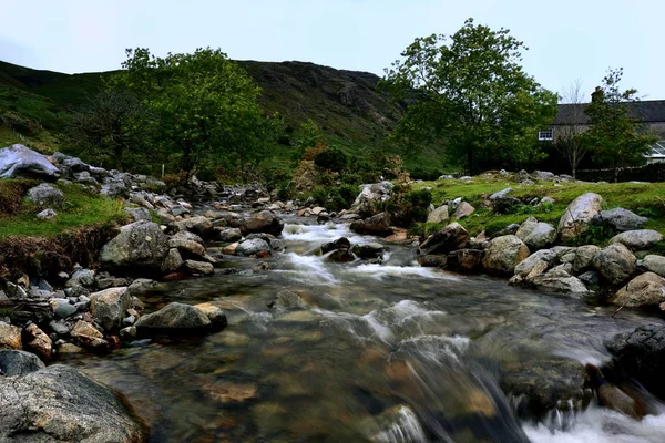 Acqua Che Scorre Veloce Greendale Gill — Foto Stock