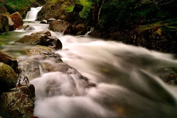 Fast Flowing Water Ritson Force — Stock Photo, Image