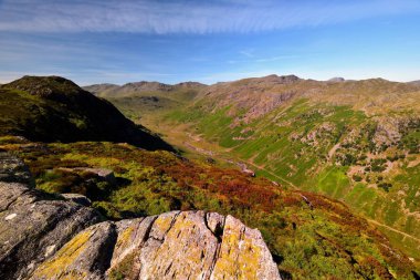 Kartal kaya üzerinden Langstrath Beck