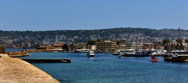 Hanya, Girit - 5 Temmuz 2018:Pleasure zanaat Hanya limanında